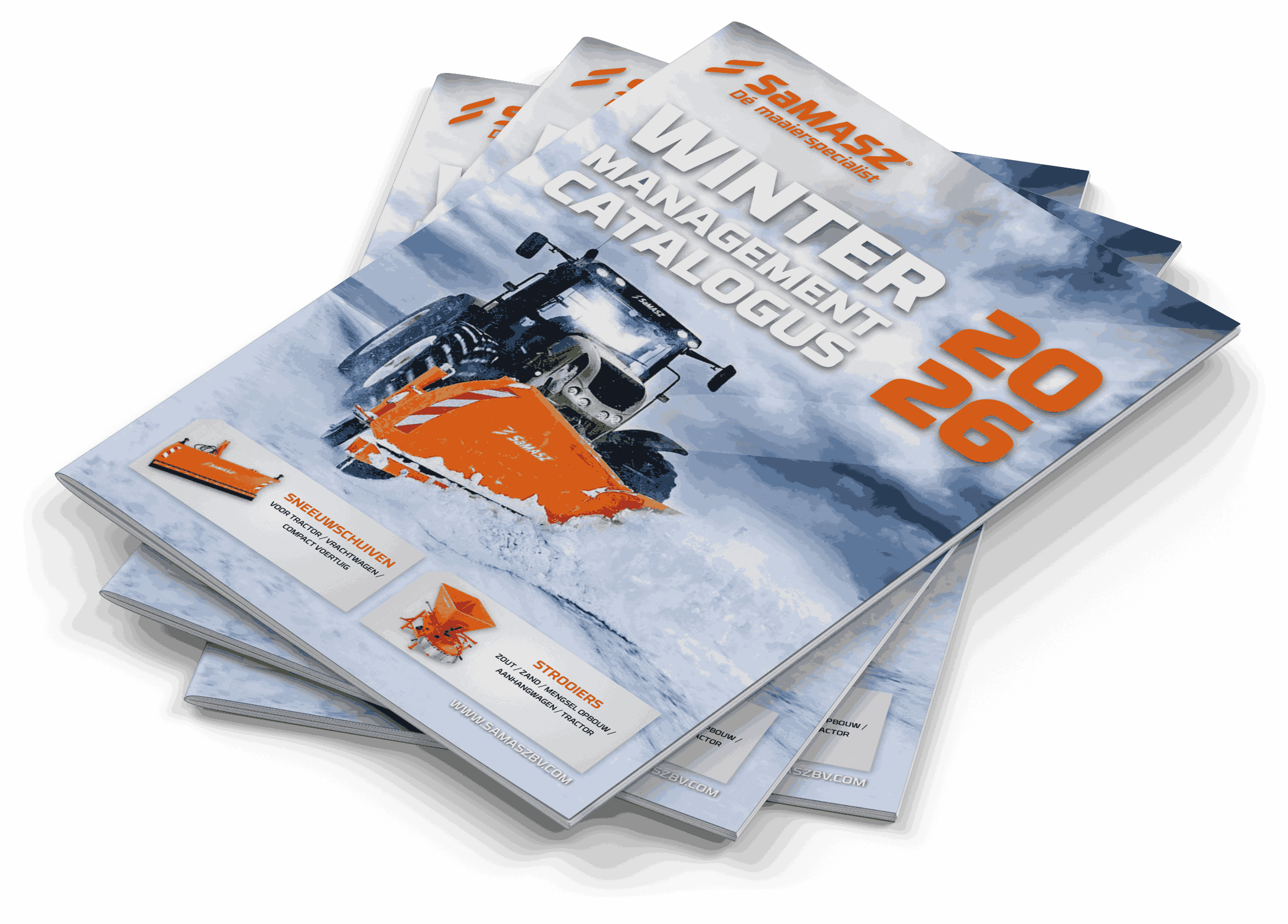 SaMASZ INFRA Wintermanagement Catalogus Mockup