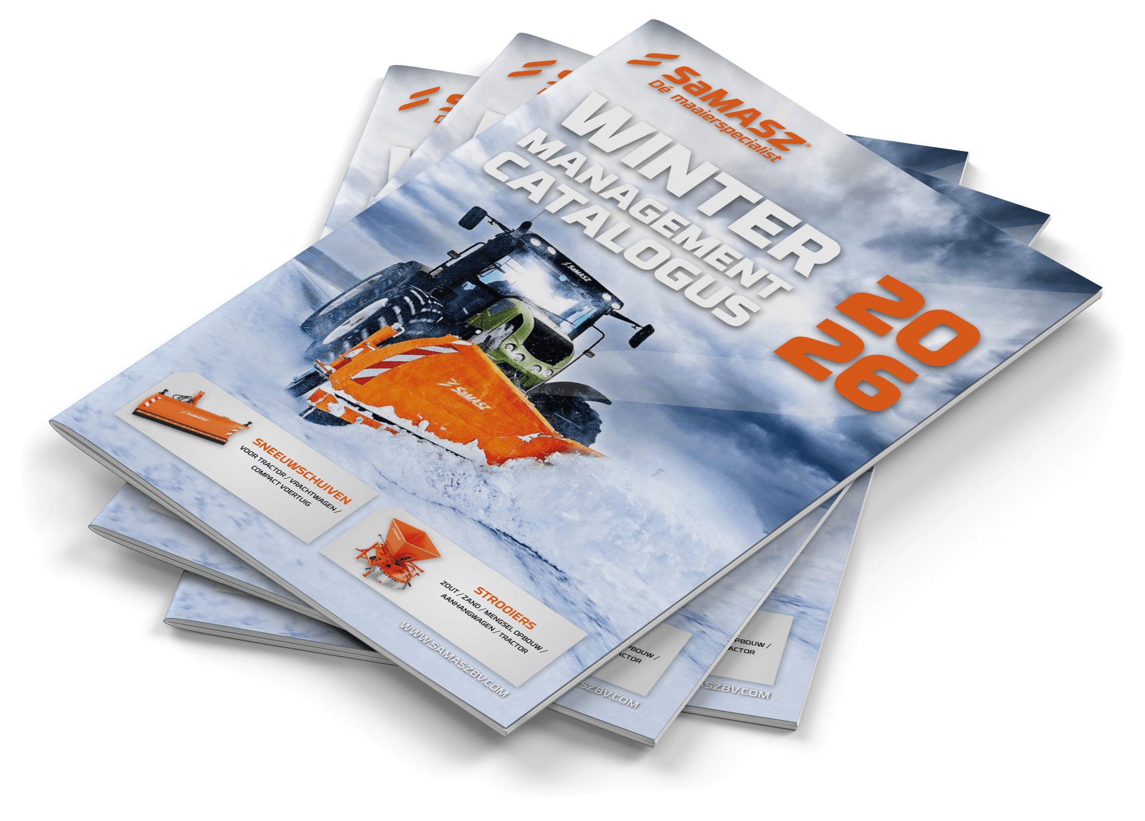 SaMASZ INFRA Wintermanagement Catalogus Mockup